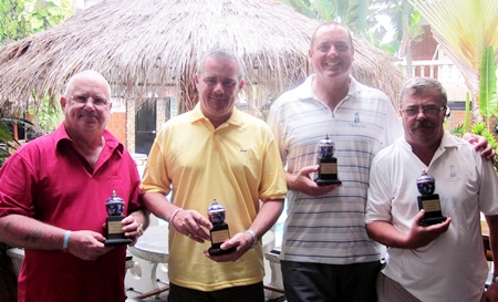 The 2011 winning AmAm team: Simon Payne, Gary Constable, Dave Clark and Mike McNaney.